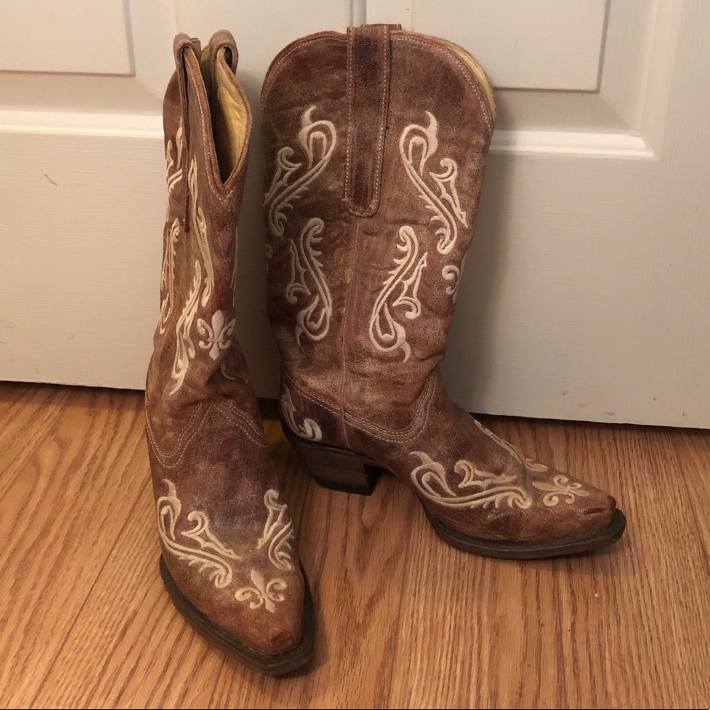 Corral Cowboy Boots Size 6.5